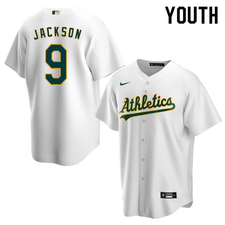 Nike Youth #9 Reggie Jackson Oakland Athletics Baseball Jerseys Sale-White